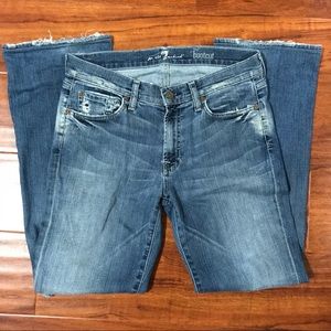 *Bootcut* 7 For All Mankind Distressed Bootcut